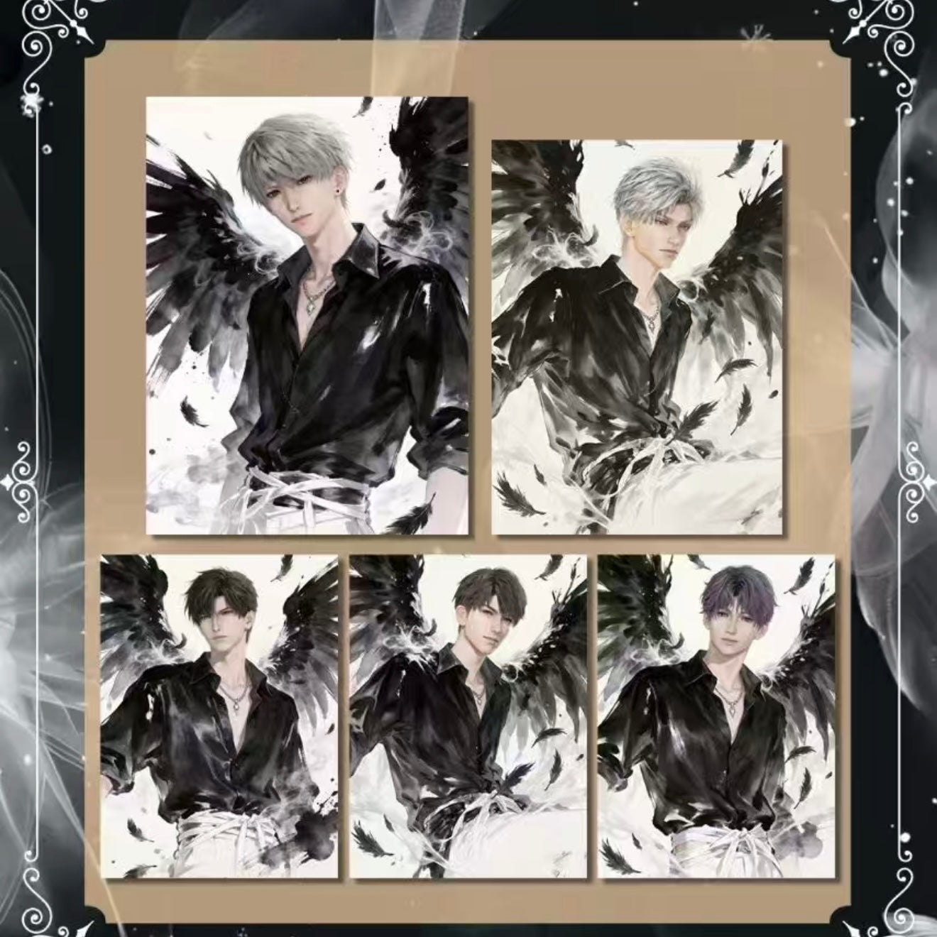 [XIANGYUE] Love and Deep Space LAD Amine Paper Card CCG Collection Trading Series Paper whole box 1SET 240bags 1bag 1pc Cards Ornament Gift Collection Sylus, Zayne, Rafayel, Xavier, Caleb