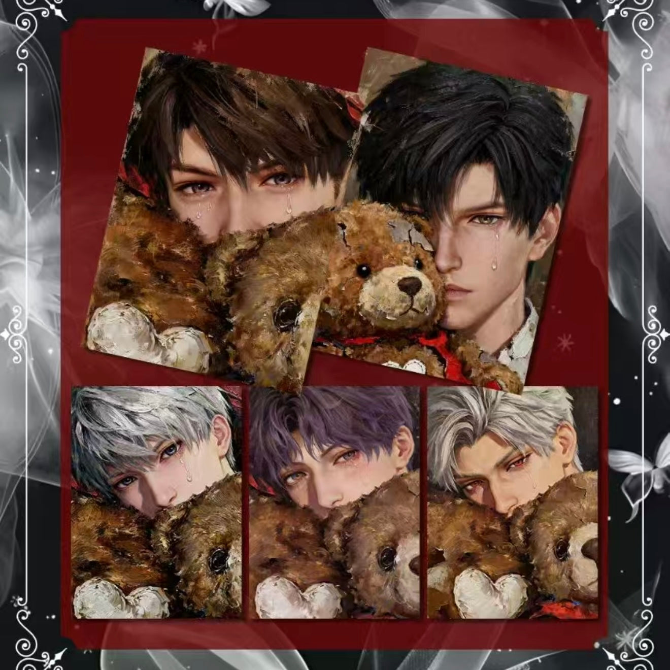 [XIANGYUE] Love and Deep Space LAD Amine Paper Card CCG Collection Trading Series Paper whole box 1SET 240bags 1bag 1pc Cards Ornament Gift Collection Sylus, Zayne, Rafayel, Xavier, Caleb