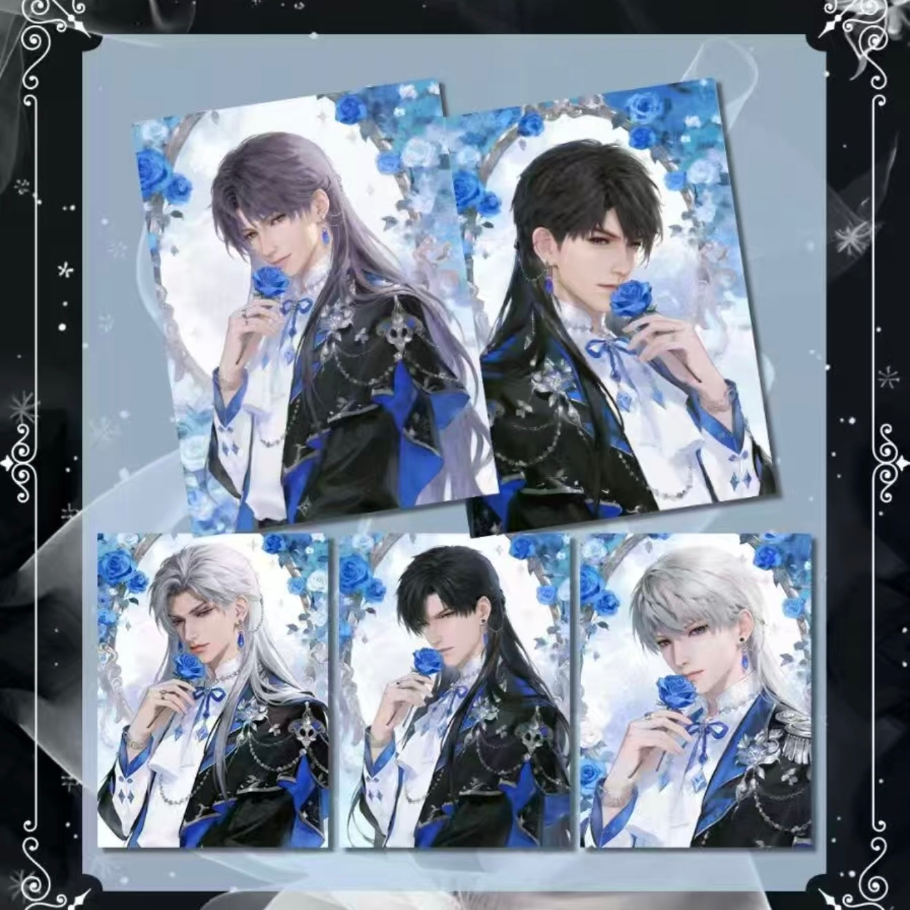 [XIANGYUE] Love and Deep Space LAD Amine Paper Card CCG Collection Trading Series Paper whole box 1SET 240bags 1bag 1pc Cards Ornament Gift Collection Sylus, Zayne, Rafayel, Xavier, Caleb