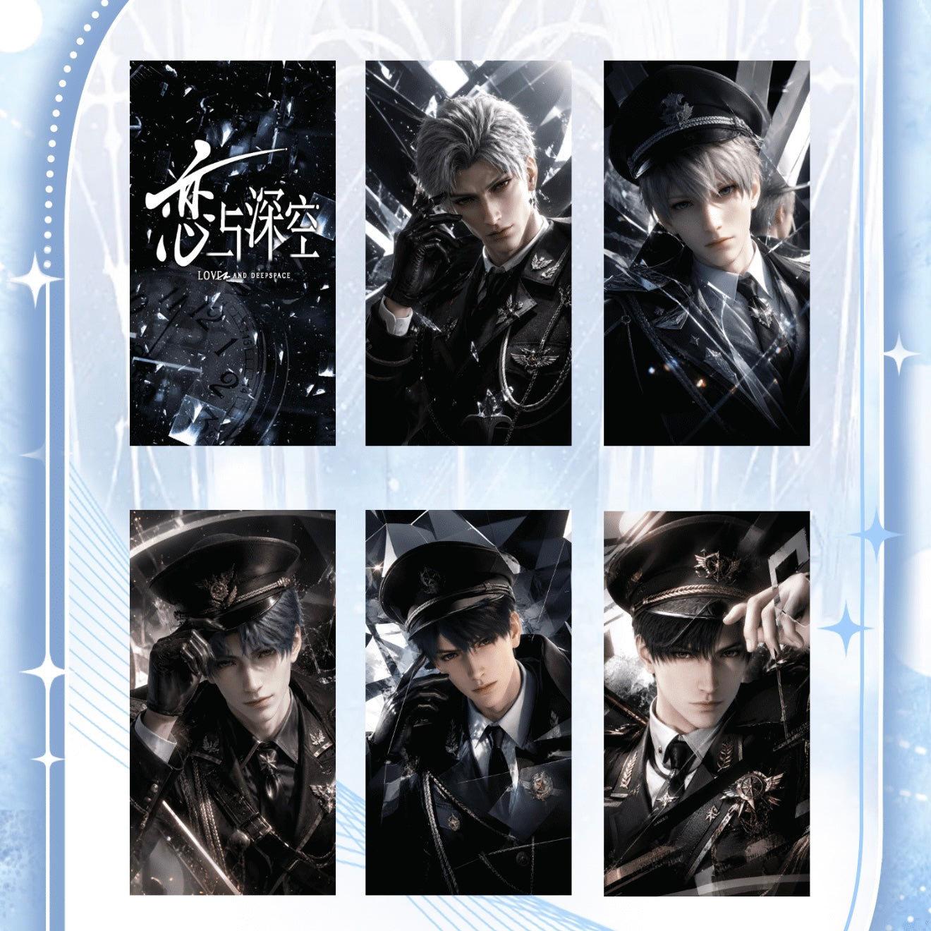 [QINGXIA V2] Love and Deep Space LAD Amine Paper Card CCG Collection Trading Series Paper whole box 1SET 200bags 1bag 1pc Cards Ornament Gift Collection Sylus, Zayne, Rafayel, Xavier, Caleb