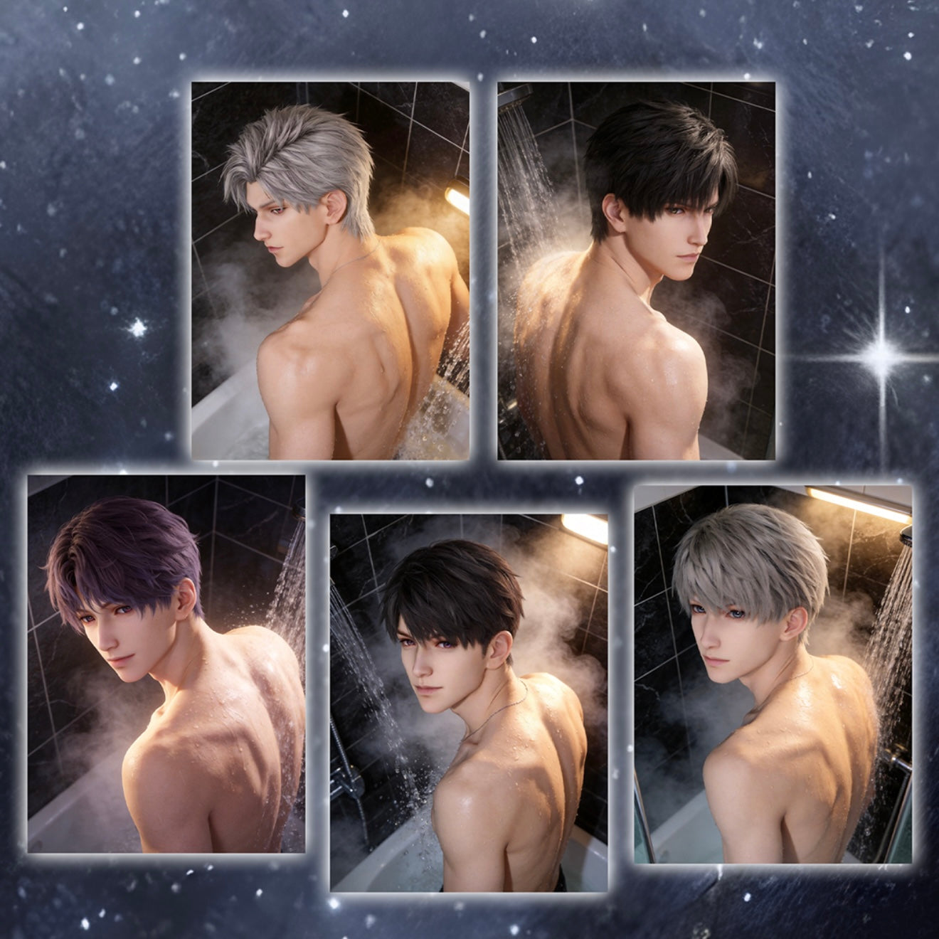 [CHUYU] Love and Deep Space LAD Amine Paper Card CCG Collection Trading Series Paper whole box 1SET 200bags 1bag 1pc Cards Ornament Gift Collection Sylus, Zayne, Rafayel, Xavier, Caleb