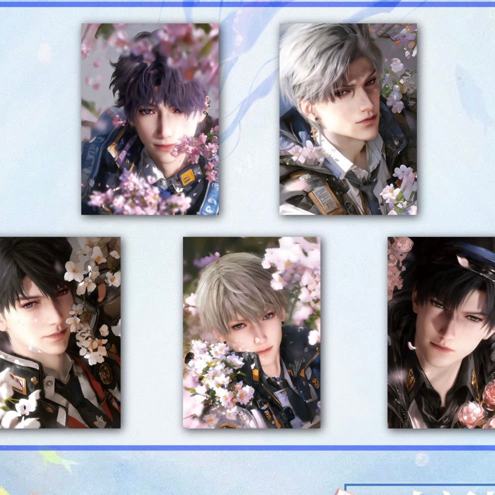 [YUNYOU V3] Love and Deep Space LAD Amine Paper Card CCG Collection Trading Series Paper whole box 1SET 120bags 1bag 1pc Cards Ornament Gift Collection Sylus, Zayne, Rafayel, Xavier, Caleb