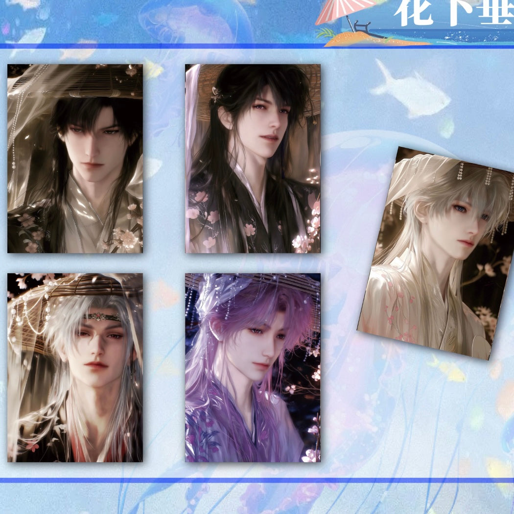 [YUNYOU V3] Love and Deep Space LAD Amine Paper Card CCG Collection Trading Series Paper whole box 1SET 120bags 1bag 1pc Cards Ornament Gift Collection Sylus, Zayne, Rafayel, Xavier, Caleb