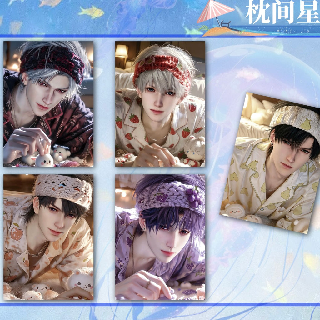 [YUNYOU V3] Love and Deep Space LAD Amine Paper Card CCG Collection Trading Series Paper whole box 1SET 120bags 1bag 1pc Cards Ornament Gift Collection Sylus, Zayne, Rafayel, Xavier, Caleb