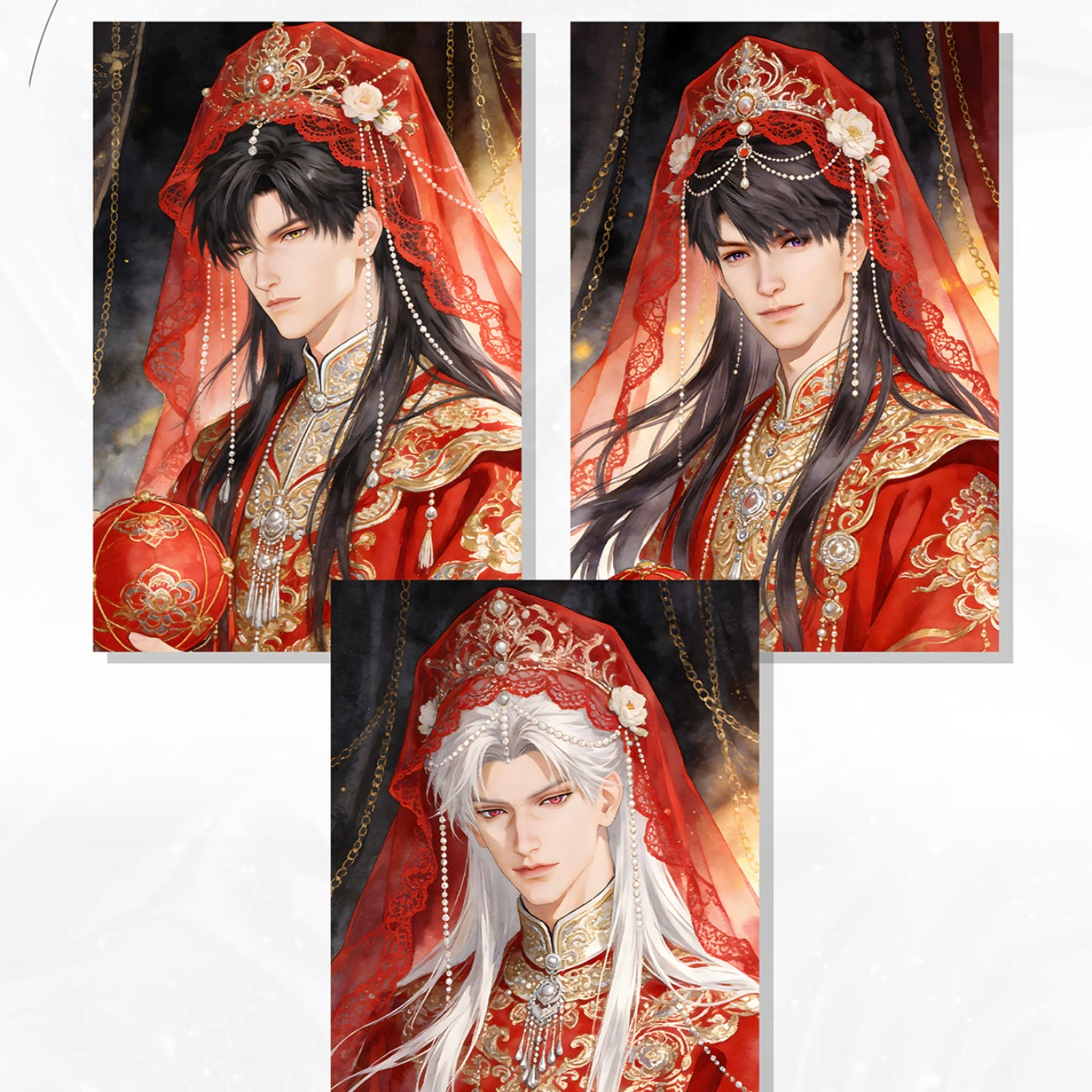 [LANGMAN] Love and Deep Space LAD Amine Paper Card CCG Collection Trading Series Paper whole box 1SET 120bags 1bag 1pc Cards Ornament Gift Collection Sylus, Zayne, Rafayel, Xavier, Caleb