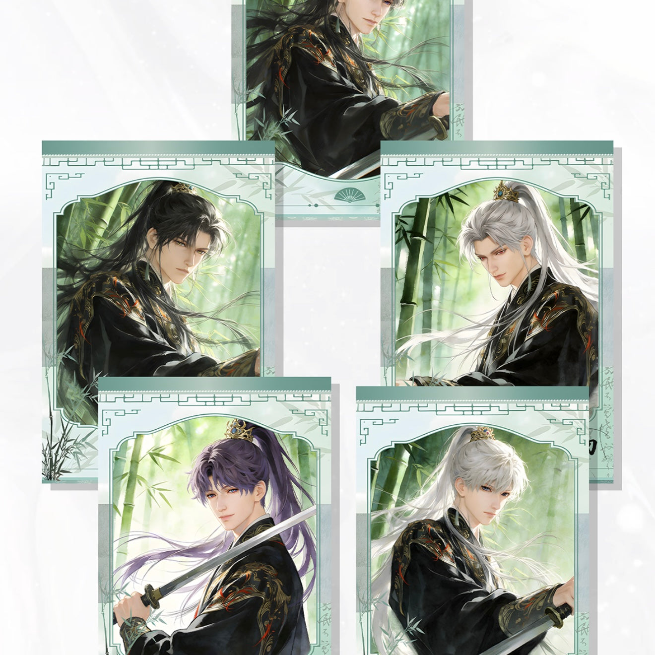 [LANGMAN] Love and Deep Space LAD Amine Paper Card CCG Collection Trading Series Paper whole box 1SET 120bags 1bag 1pc Cards Ornament Gift Collection Sylus, Zayne, Rafayel, Xavier, Caleb