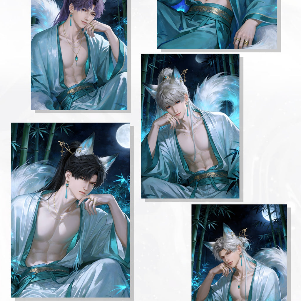 [LANGMAN] Love and Deep Space LAD Amine Paper Card CCG Collection Trading Series Paper whole box 1SET 120bags 1bag 1pc Cards Ornament Gift Collection Sylus, Zayne, Rafayel, Xavier, Caleb