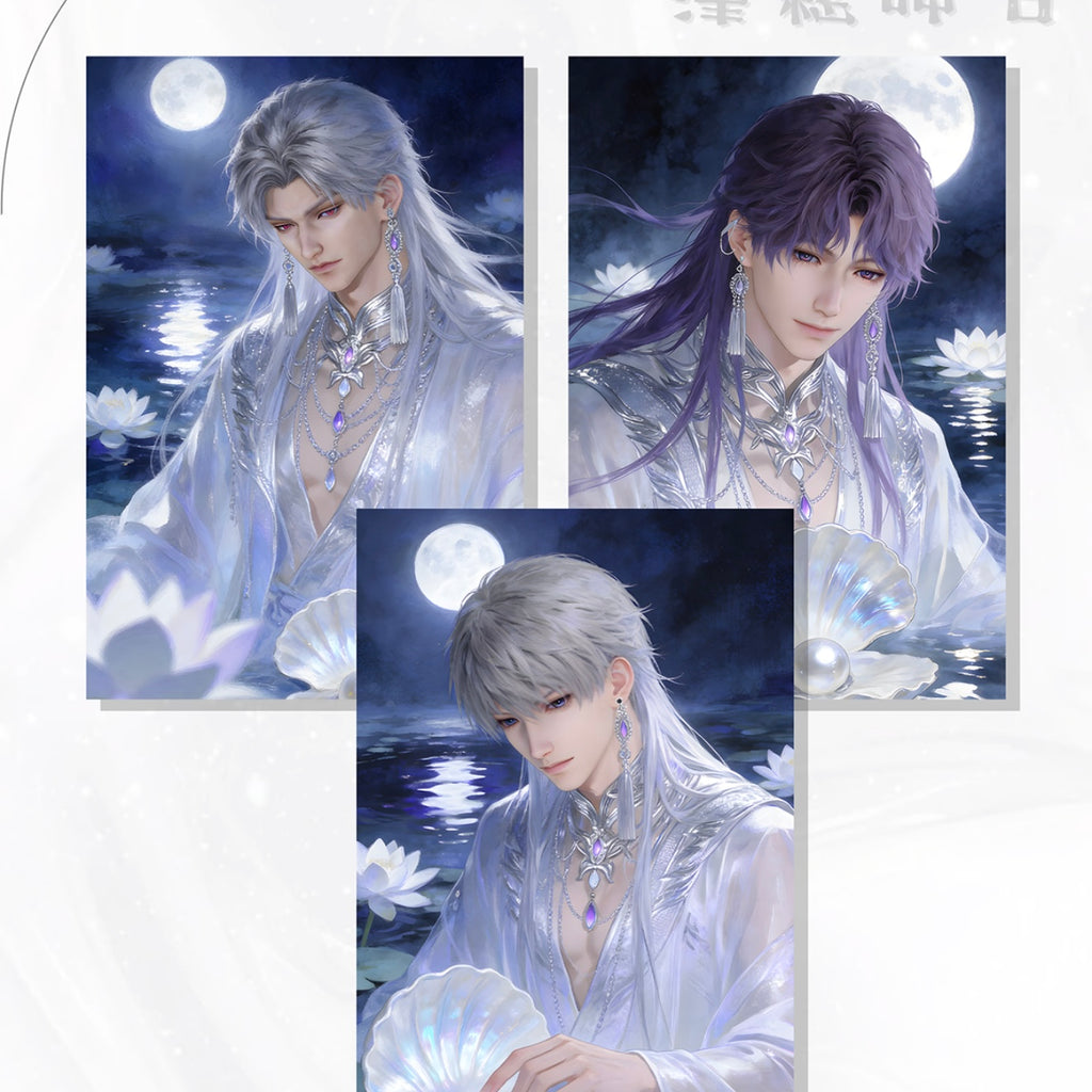 [LANGMAN] Love and Deep Space LAD Amine Paper Card CCG Collection Trading Series Paper whole box 1SET 120bags 1bag 1pc Cards Ornament Gift Collection Sylus, Zayne, Rafayel, Xavier, Caleb