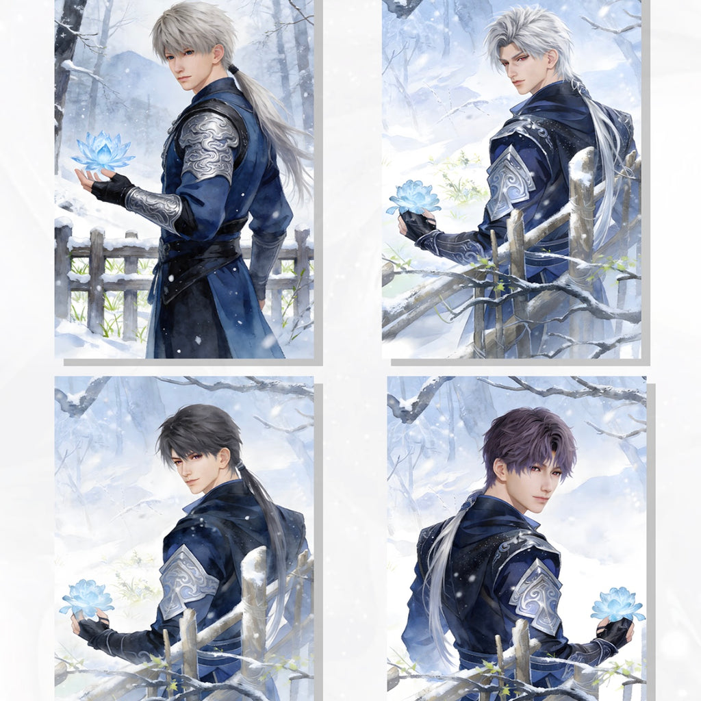 [LANGMAN] Love and Deep Space LAD Amine Paper Card CCG Collection Trading Series Paper whole box 1SET 120bags 1bag 1pc Cards Ornament Gift Collection Sylus, Zayne, Rafayel, Xavier, Caleb