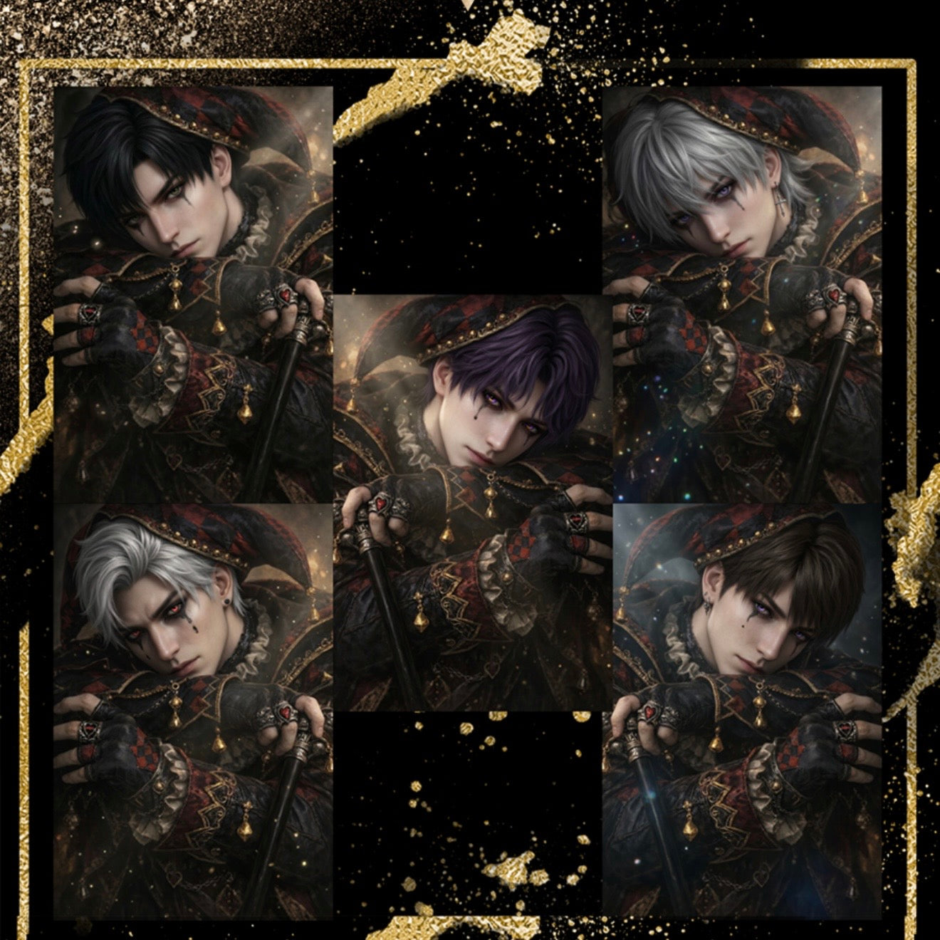 [RAOYI] Love and Deep Space LAD Amine Paper Card CCG Collection Trading Series Paper whole box 1SET 200bags 1bag 2pc Cards Ornament Gift Collection Sylus, Zayne, Rafayel, Xavier, Caleb