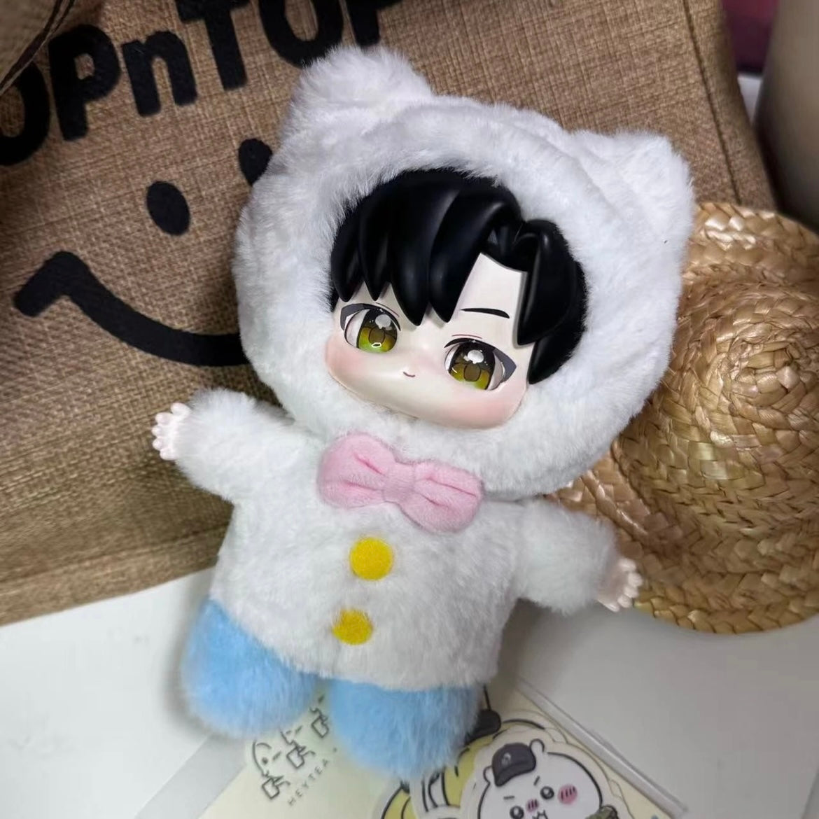 [preorder about 4-5 months LATUTU] LAD Love and Deep Space Amine Plush Keychain Pandant Series Confirmed Design whole set 5pcs plush Ornament Gift Collection Sylus, Zayane, Rafayel, Xavier, Caleb