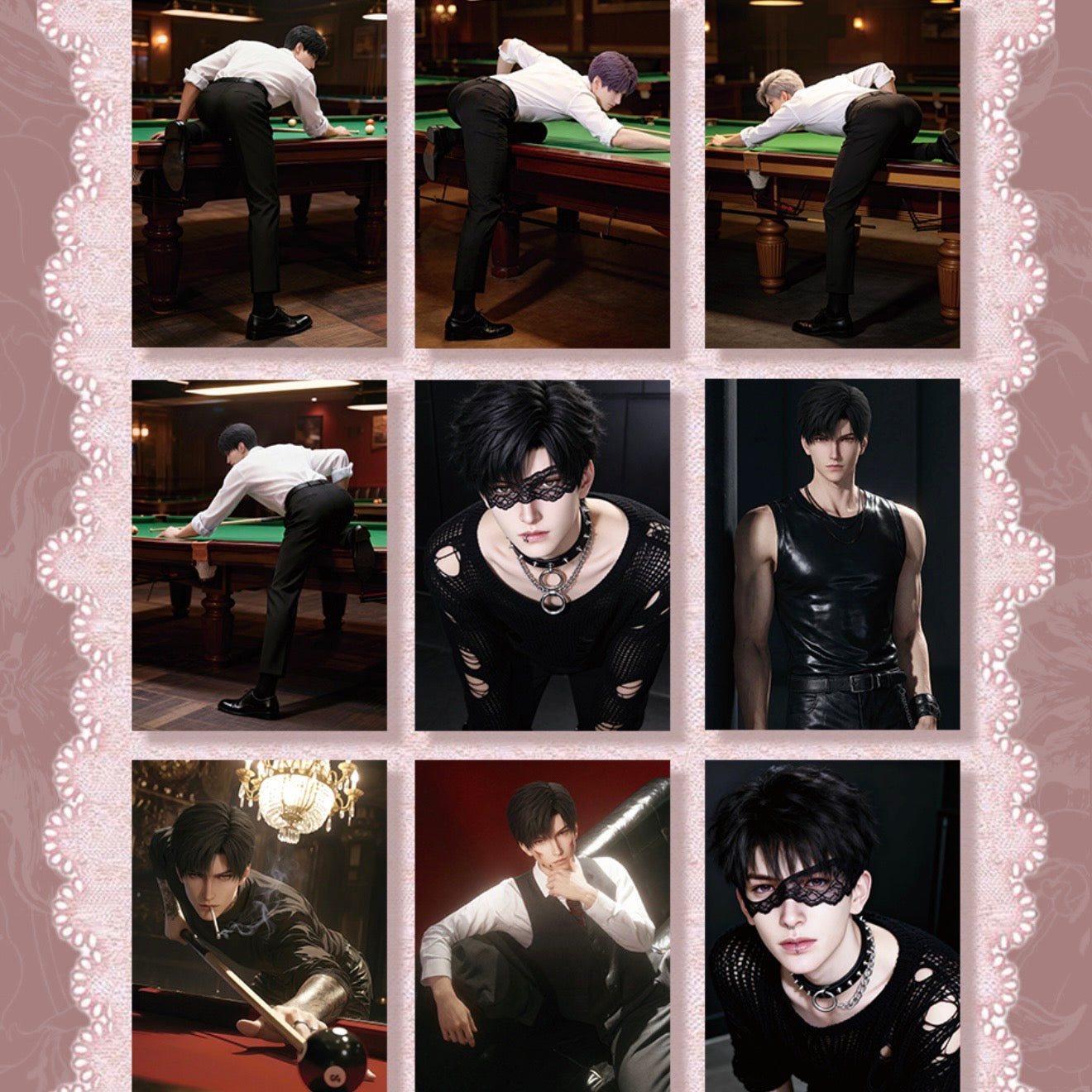 [CHENMI] Love and Deep Space LAD Amine Paper Card AB Case Graduated CCG Collection Trading Series Paper whole box 1SET 200bags 1bag 1pc Cards Ornament Gift Collection Sylus, Zayne, Rafayel, Xavier, Caleb