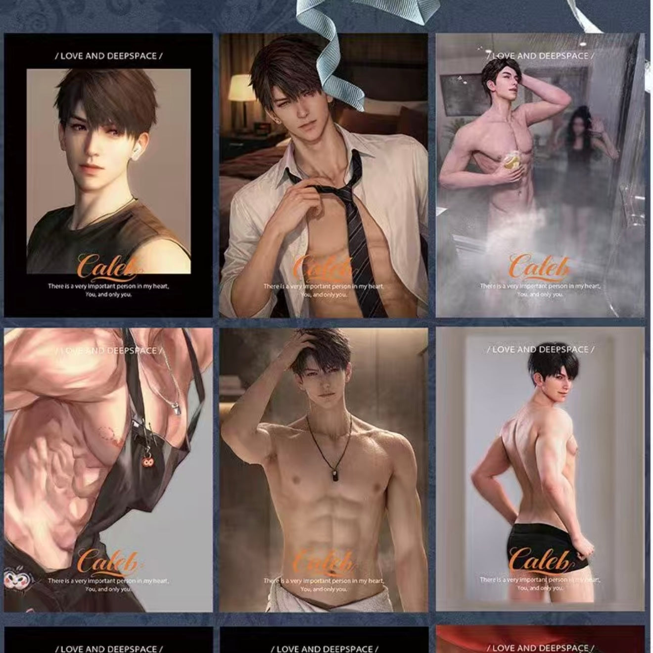 [MUSE] Love and Deep Space LAD Amine Paper Card CCG Collection Trading Series Paper whole box 1SET 250bags 1bag 1pc Cards Ornament Gift Collection Sylus, Zayne, Rafayel, Xavier, Caleb