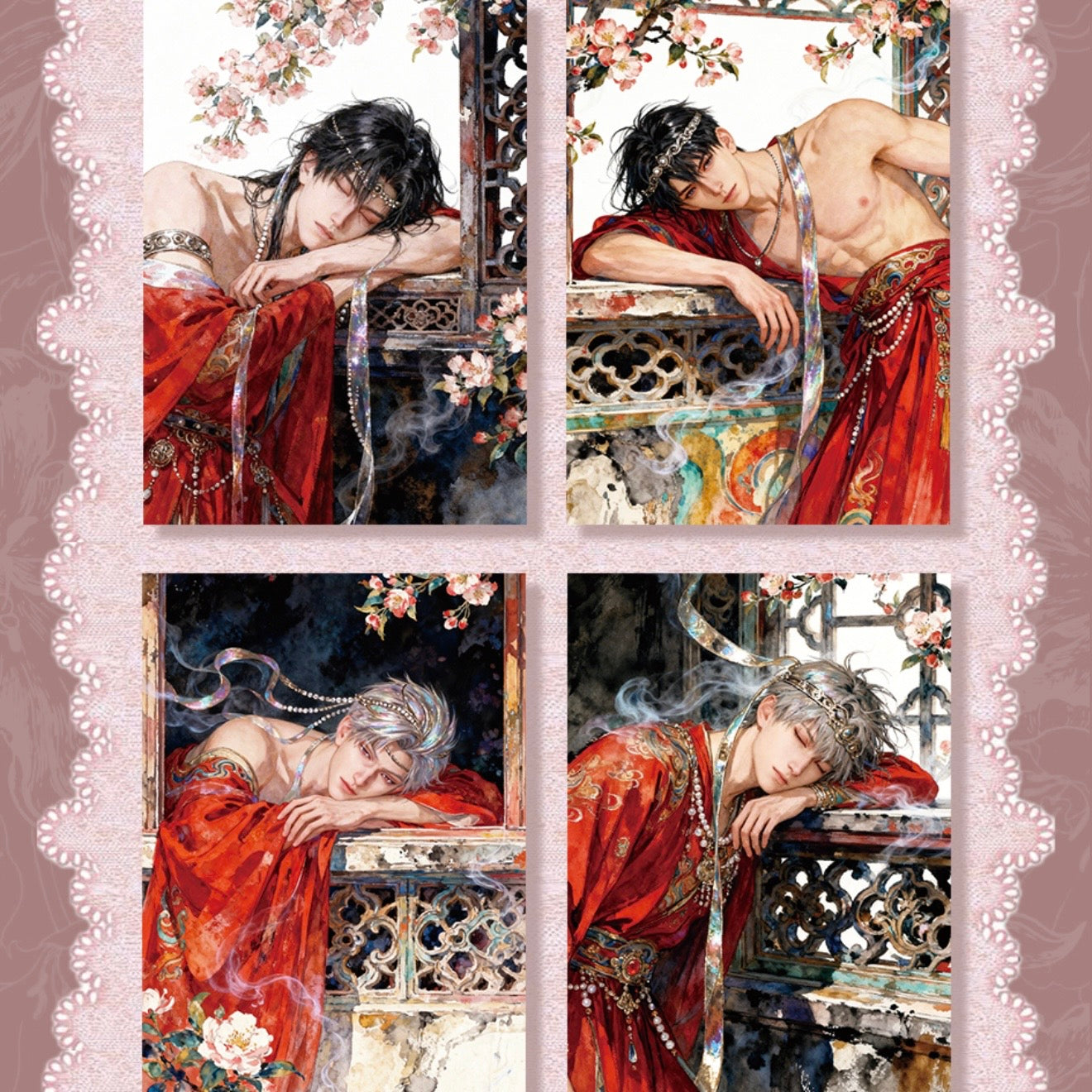 [CHENMI] Love and Deep Space LAD Amine Paper Card AB Case Graduated CCG Collection Trading Series Paper whole box 1SET 200bags 1bag 1pc Cards Ornament Gift Collection Sylus, Zayne, Rafayel, Xavier, Caleb