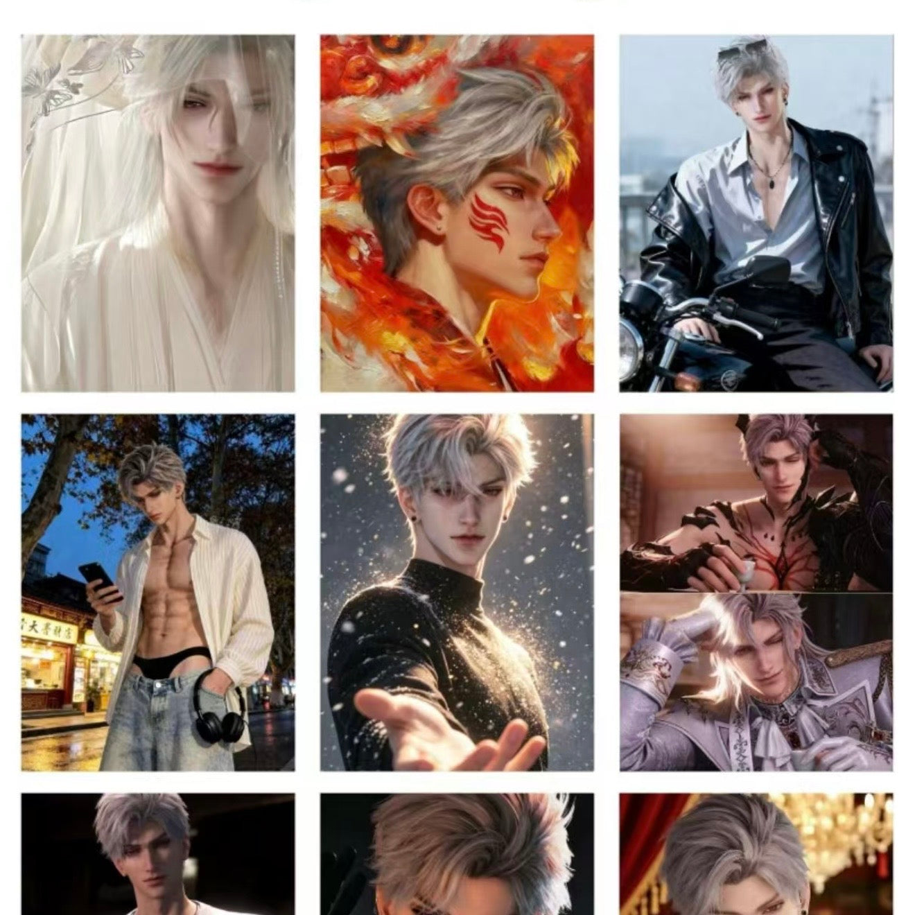 [CHENLUN V2] Love and Deep Space LAD Amine Paper Card CCG Collection Trading Series Paper whole box 1SET 160bags 1bag 1pc Cards Ornament Gift Collection Sylus, Zayne, Rafayel, Xavier, Caleb