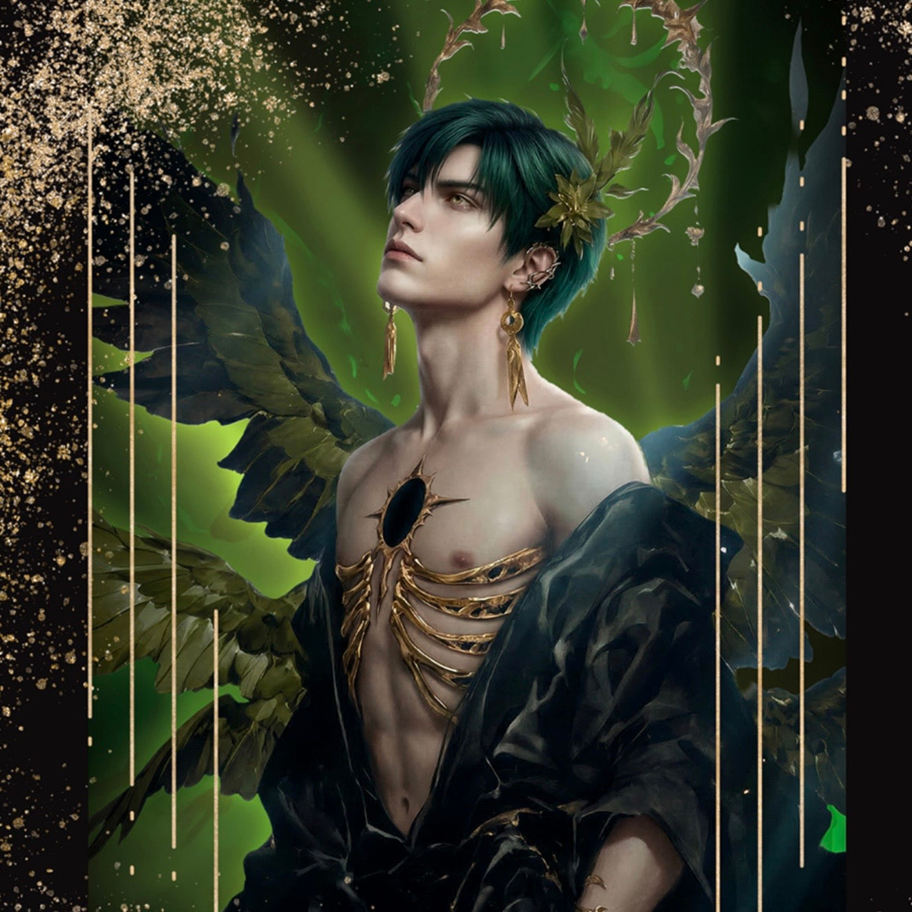 [RAOYI] Love and Deep Space LAD Amine Paper Card CCG Collection Trading Series Paper whole box 1SET 200bags 1bag 2pc Cards Ornament Gift Collection Sylus, Zayne, Rafayel, Xavier, Caleb