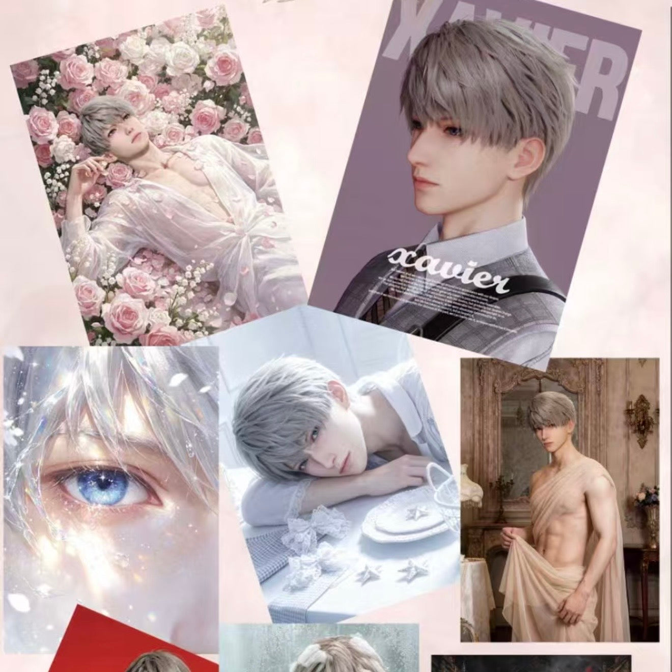 [ENXI] Love and Deep Space LAD Amine Paper Card CCG Collection Trading Series Paper whole box 1SET 200bags 1bag 1pc Cards Ornament Gift Collection Sylus, Zayne, Rafayel, Xavier, Calee