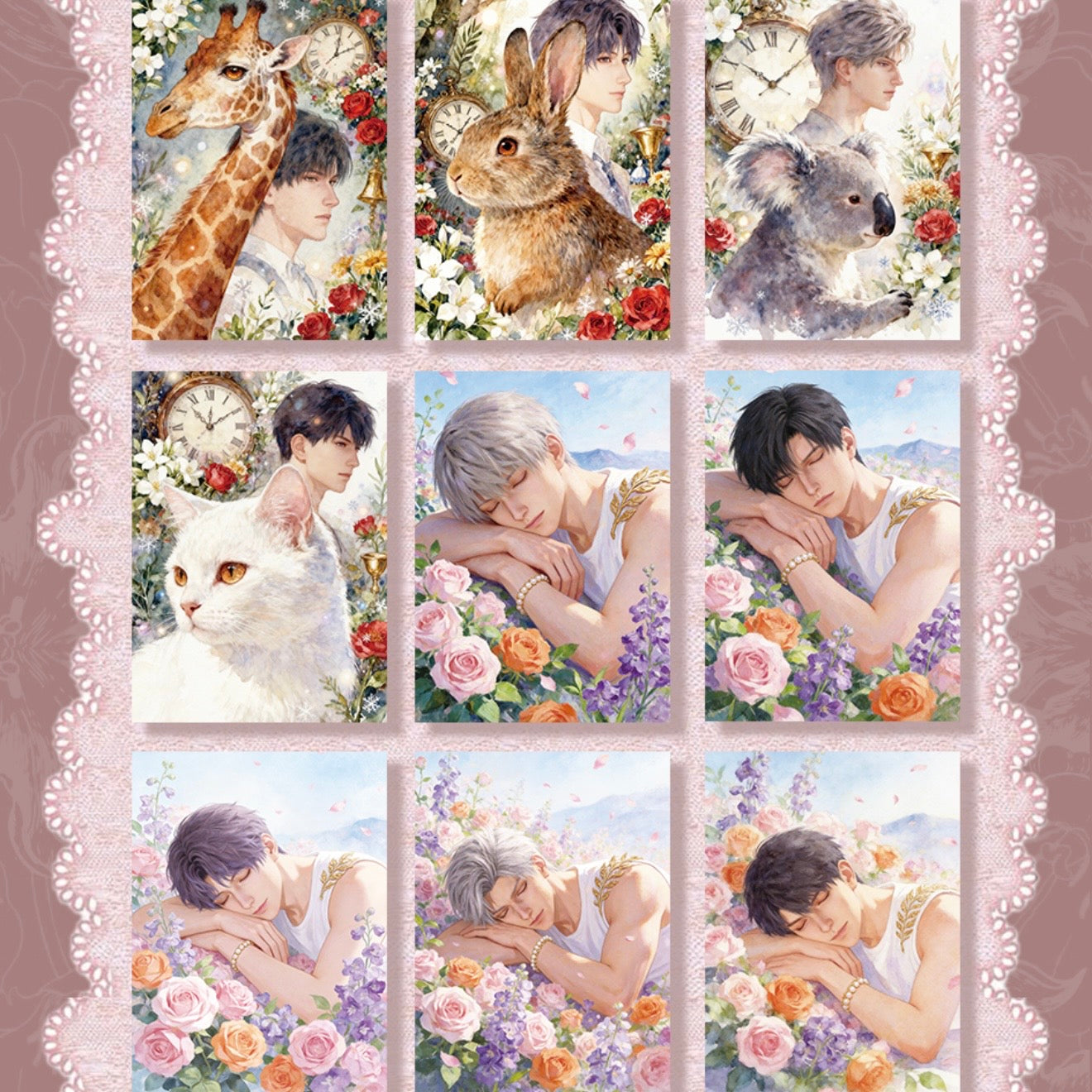 [CHENMI] Love and Deep Space LAD Amine Paper Card AB Case Graduated CCG Collection Trading Series Paper whole box 1SET 200bags 1bag 1pc Cards Ornament Gift Collection Sylus, Zayne, Rafayel, Xavier, Caleb