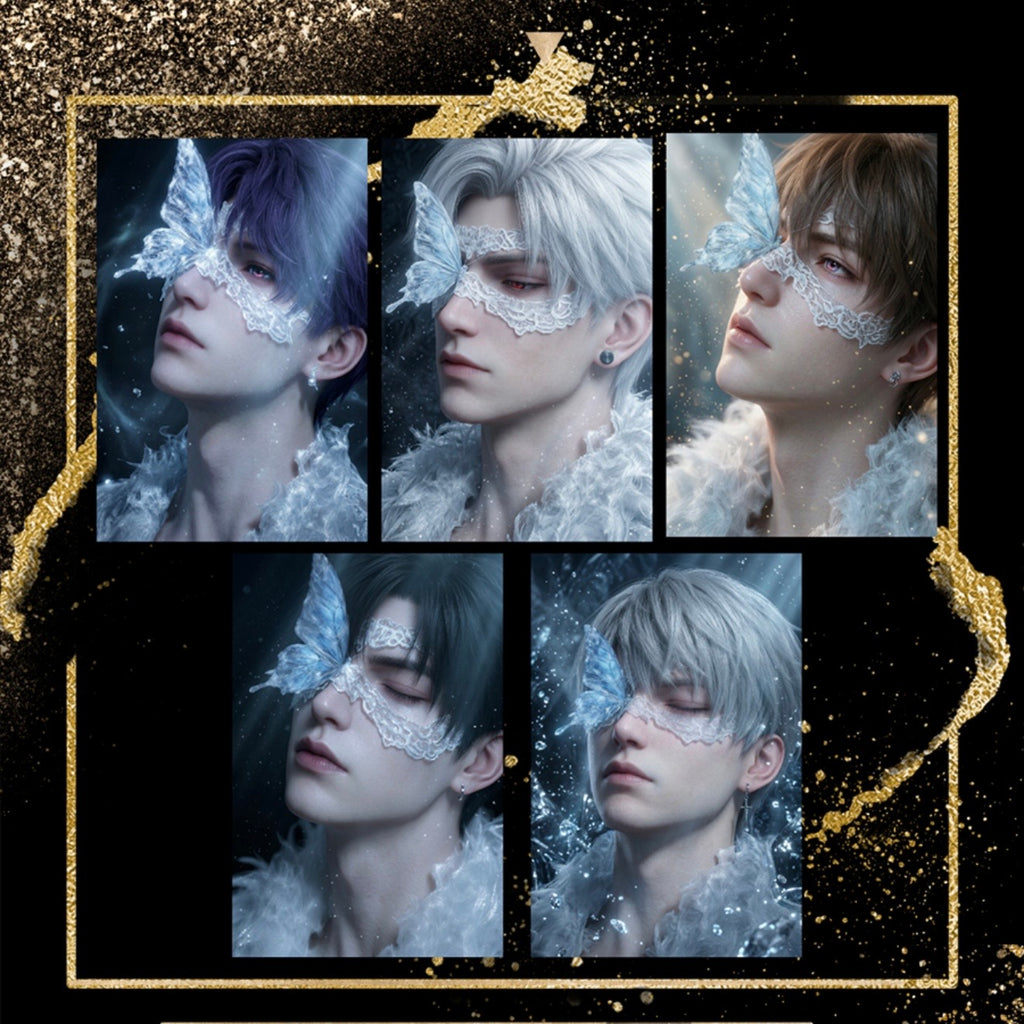 [RAOYI] Love and Deep Space LAD Amine Paper Card CCG Collection Trading Series Paper whole box 1SET 200bags 1bag 2pc Cards Ornament Gift Collection Sylus, Zayne, Rafayel, Xavier, Caleb