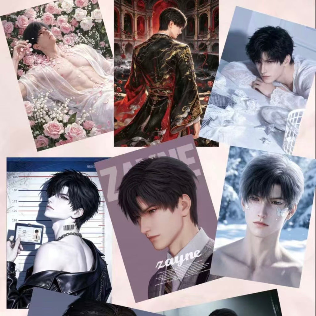 [ENXI] Love and Deep Space LAD Amine Paper Card CCG Collection Trading Series Paper whole box 1SET 200bags 1bag 1pc Cards Ornament Gift Collection Sylus, Zayne, Rafayel, Xavier, Calee