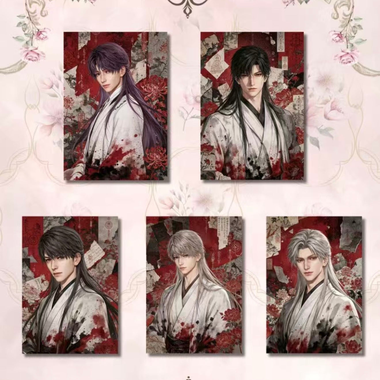 [ENXI] Love and Deep Space LAD Amine Paper Card CCG Collection Trading Series Paper whole box 1SET 200bags 1bag 1pc Cards Ornament Gift Collection Sylus, Zayne, Rafayel, Xavier, Calee