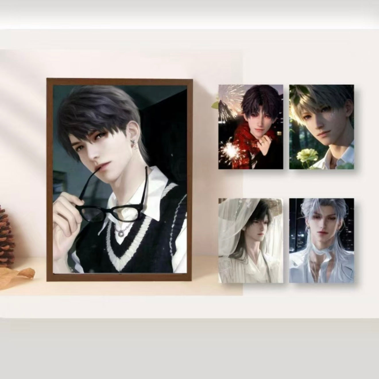 [CHENLUN V2] Love and Deep Space LAD Amine Paper Card CCG Collection Trading Series Paper whole box 1SET 160bags 1bag 1pc Cards Ornament Gift Collection Sylus, Zayne, Rafayel, Xavier, Caleb