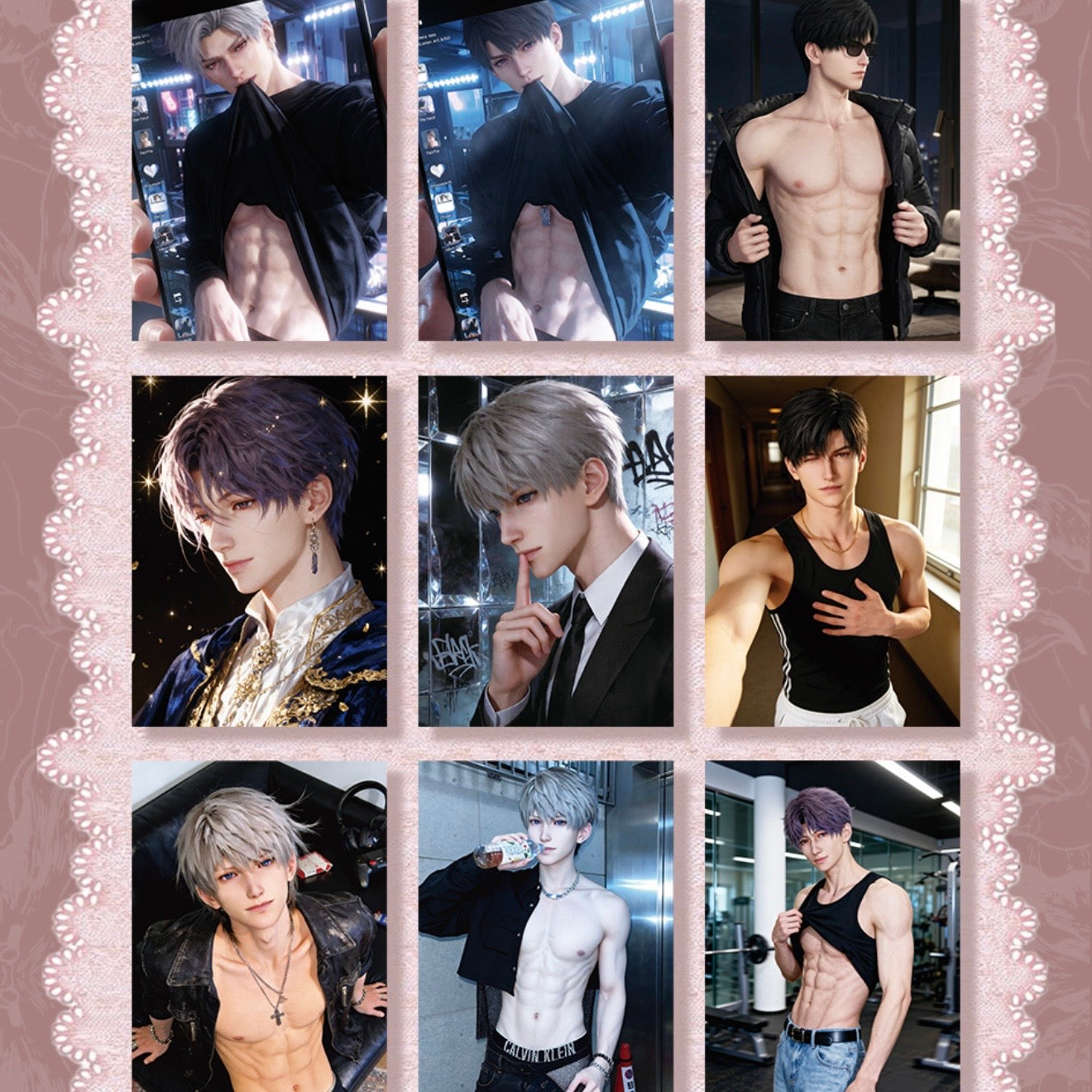 [CHENMI] Love and Deep Space LAD Amine Paper Card AB Case Graduated CCG Collection Trading Series Paper whole box 1SET 200bags 1bag 1pc Cards Ornament Gift Collection Sylus, Zayne, Rafayel, Xavier, Caleb