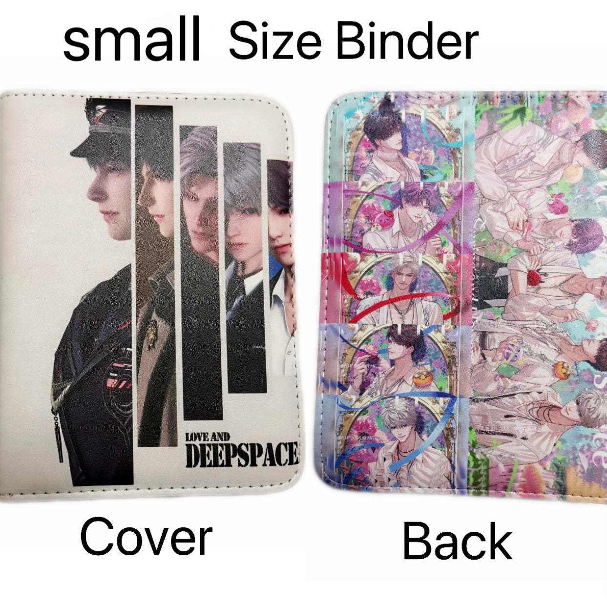 [Binder] Love and Deep Space LAD Amine Leather Binder for Cards Ornament Gift Collection Sylus, Zayane, Rafayel, Xavier, Caleb