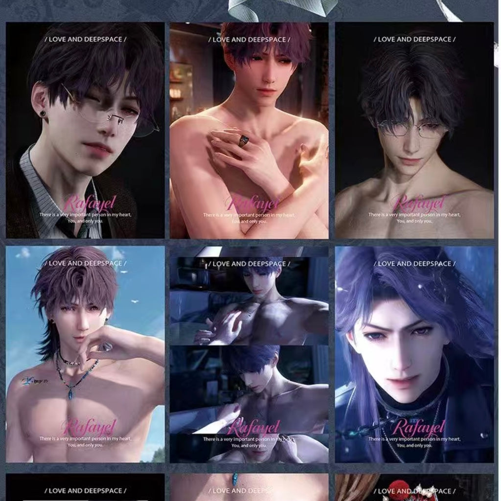 [MUSE] Love and Deep Space LAD Amine Paper Card CCG Collection Trading Series Paper whole box 1SET 250bags 1bag 1pc Cards Ornament Gift Collection Sylus, Zayne, Rafayel, Xavier, Caleb